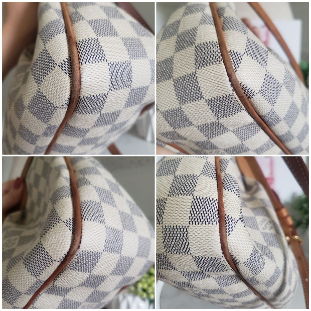 *SOLD* Authentic Pre-owned Louis Vuitton Siracusa PM Damier Azur Crossbody - Picture 10 of 16